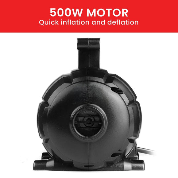 Kahuna 500w Isup Electric Air Pump - Efficient Inflatable Device For Rapid Airflow, Use For Airtrack Mats, Rafts, Air Mattresses, Pool Toys - RnR Galore