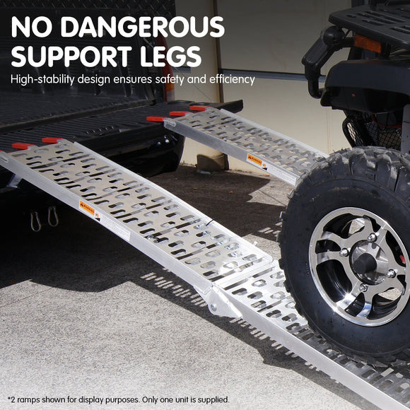 Kartrite Aluminium Folding Loading Ramp Atv Motorbike Motorcycle Golf Buggy Trailer - RnR Galore