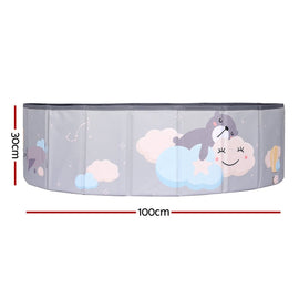 Keezi Kids Ball Pool Pit Toddler Ocean Play Foldable Child Playhouse Storage Bag - RnR Galore