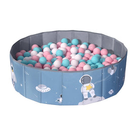 Keezi Kids Ball Pool Pit Toddler Play Foldable Child Playhouse Storage Bag Blue - RnR Galore