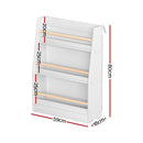 Keezi Kids Bookshelf 3 Tiers Storage Children Bookcase Organiser Display Shelf - RnR Galore