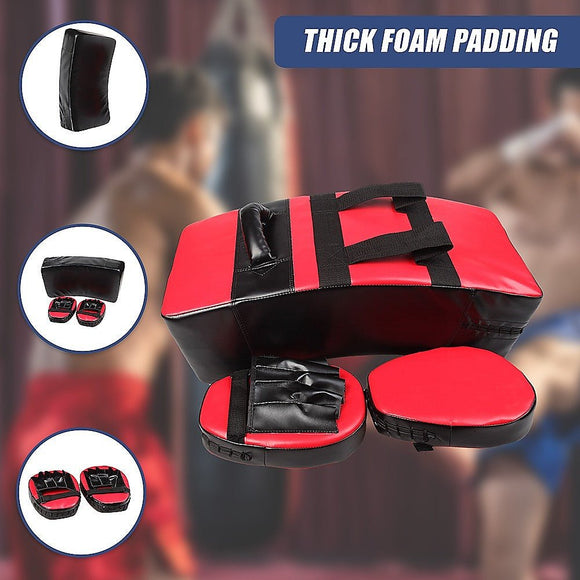 Kickboxing Shield & Punching Pad Combo – Sparring Training Strike Set - RnR Galore
