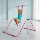 Kids Gymnastics Bars Training Horizontal Bar Monkey Kip Bar Pink - RnR Galore
