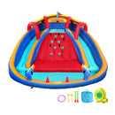 Kids Inflatable Pool Water Slide Cannon Splash Park Toss Game 408X386CM - RnR Galore