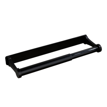 Kitchen Paper Holder Under Cabinet Screw Wall Mount Adhesive Paper Towel Holder Rectangle Black - RnR Galore