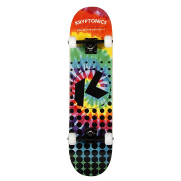 Kryptonics 31 - inch Star Series Complete Skateboard Rainbow Dot - RnR Galore