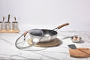 Kylin 3 Layer Stainless Steel Non Stick Noka Wok 30cm - RnR Galore