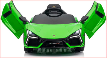 Lamborghini Revuelto Licensed Ride on 12V Remote Control Power Battery Car With Scissor door – Green - RnR Galore