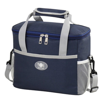 Large Insulated Cooler Bag Thermal Lunch Tote 16L Capacity with Adjustable Shoulder Strap for Picnics Camping & Work Purple - RnR Galore