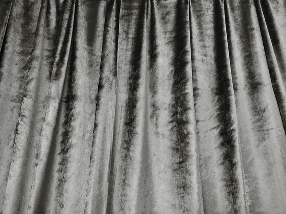 Large Thick Velvet Curtains Warp Knitted Velvet 540x270cm+Hooks Pinch Pleat Grey - RnR Galore