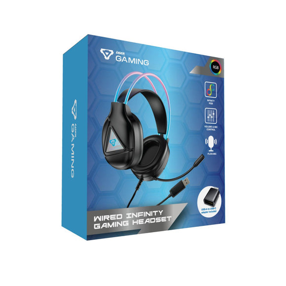 Laser RGB Infinity Wired Gaming Headphones - RnR Galore