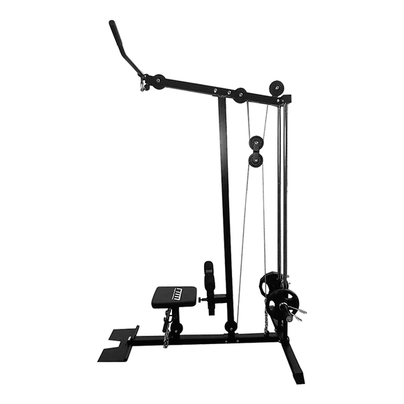 Lat Pulldown Low Row Fitness Machine – Home Gym Strength Trainer - RnR Galore