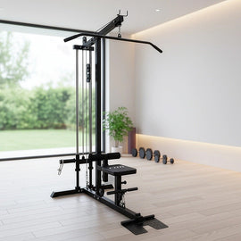 Lat Pulldown Low Row Fitness Machine – Home Gym Strength Trainer - RnR Galore