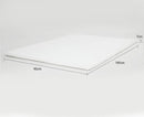 Laura Hill High Density Mattress Foam Topper 7cm - Single Size Bed - RnR Galore