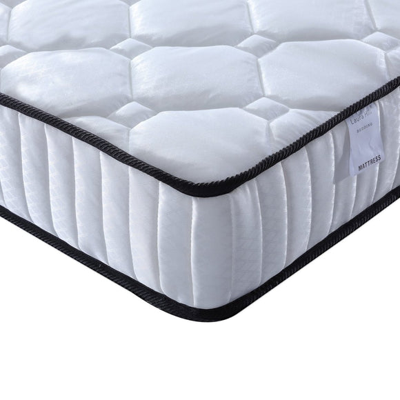 Laura Hill King Single Size Mattress Pocket Spring High Density Foam For Bed - RnR Galore