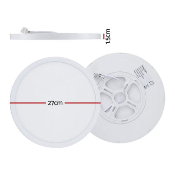 Leier Ceiling Light LED Round 31W Ultra - THIN 5CM Oyster Lamp Modern Cool/Warm - RnR Galore
