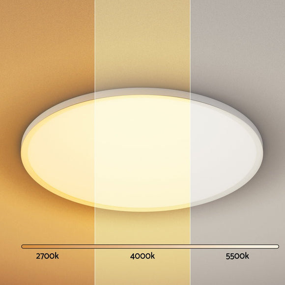 Leier Ceiling Light LED Round 54W Ultra - THIN 5CM Oyster Lamp Modern Cool/Warm - RnR Galore