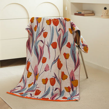 Lily 40S Pure Cotton Gauze Bath Towel - Extra Large, Thick, Soft, and Highly Absorbent for Adults - RnR Galore