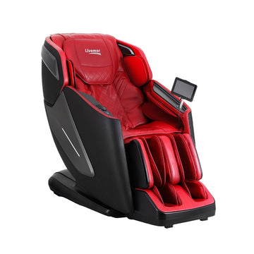 Livemor 4D Massage Chair Electric Recliner Home Massager Red - RnR Galore