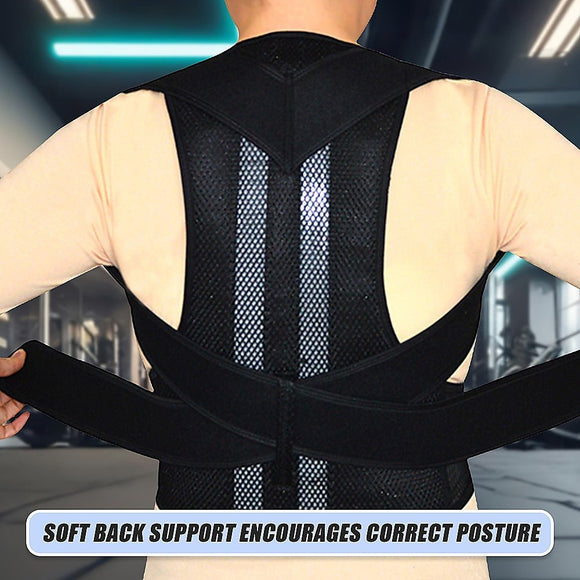 Lower Back Brace Unisex Posture Corrector Lumbar Support - Medium - RnR Galore