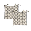 Lylac Homewares Tree of Life Set of 2 Cotton Chair Pads Natural - RnR Galore