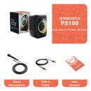 Majority PS100 - Party Speaker 40w Bluetooth Karaoke - DJ - Party - PA System - Black - RnR Galore