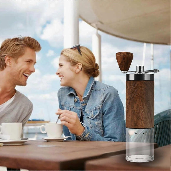 Manual Coffee Grinder - Ceramic Burr, Adjustable Grind Levels for Drip & Espresso - RnR Galore