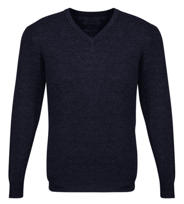 Mens Advatex Varesa Wool Pullover Jumper Cardigan - Navy - L - RnR Galore