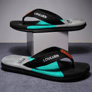 Men's Flip Flops with EVA - PVC Dual Sole, Black for Comfort & Style for Summer Beach & Daily Wear(42) - RnR Galore