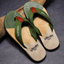 Men's Flip Flops with EVA - PVC Dual Sole, Green for Comfort & Style for Summer Beach & Daily Wear(44) - RnR Galore