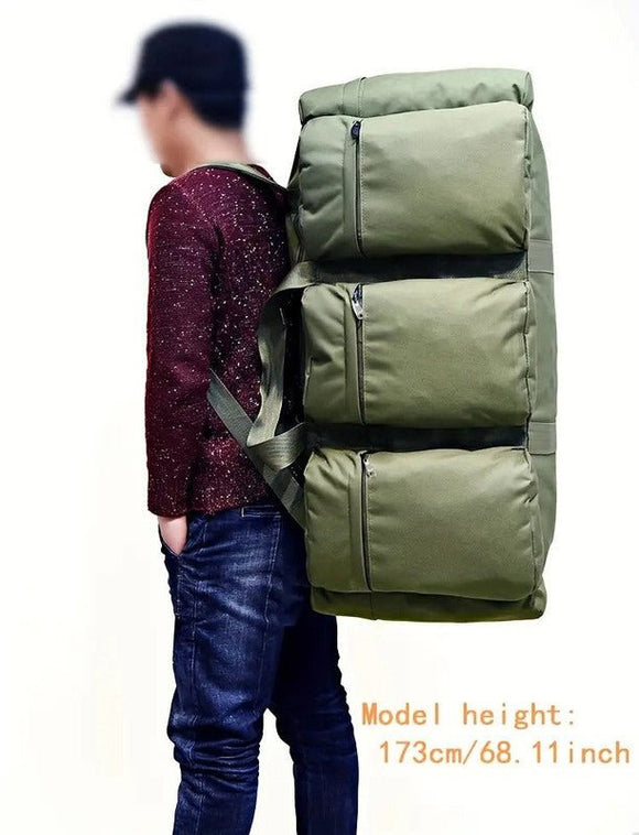 Military Duffel Backpack 80L Outdoor Travel Bag - RnR Galore