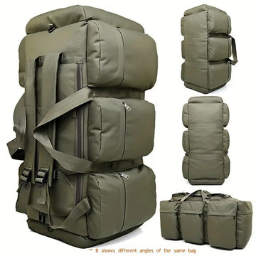 Military Duffel Backpack 80L Outdoor Travel Bag - RnR Galore