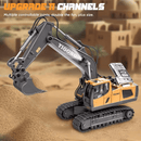 Mini Excavator Toy with Remote & App Control, High - Tech 11 - Channel Alloy & Plastic Engineering Vehicle, Fun Toy for Men, Perfect Gift for Kids. - RnR Galore