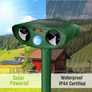 Model 704 Solar Powered Animal Repeller - High - Performance Ultrasonic & Optical Deterrent for Yard Protection - RnR Galore