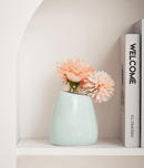 Modern Ceramic Vase Set (3 - Piece): Minimalist Home Decor for Living Room Flower Arrangements (Blue) | Other Styles Available in Store - RnR Galore