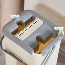 Mop Bucket Wet Dry Rinse Wash 360 Rotating Squeeze Flat Floor Cleaner with Pads - RnR Galore