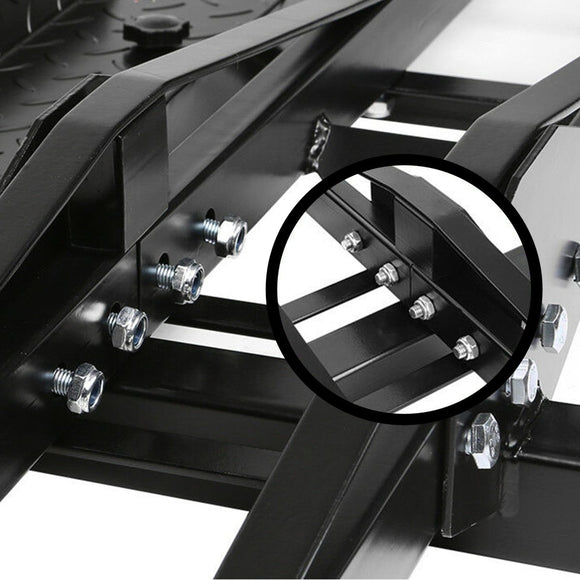 Motorcycle Motorbike Carrier Rack Towbar Arm Rack Dirt Bike Ramp Brake Lights - RnR Galore