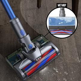 MyGenie H20 PRO Wet Mop 2 - IN - 1 Cordless Stick Vacuum Cleaner Handheld Recharge - Blue - RnR Galore