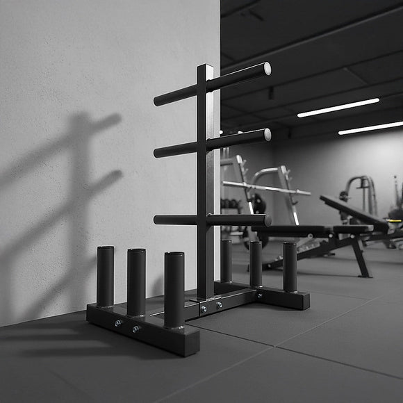 Olympic Weight Tree Bar Rack Holder Storage - RnR Galore