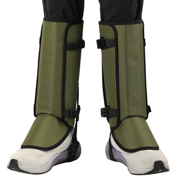 Outdoor Anti - Snake Bite Leg Guards - Hiking Camping Knee Protectors, Snow Shoe Covers, Leg Sleeves, Green - RnR Galore