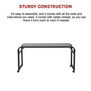 Overbed Table Work Laptop Desk with Wheels - RnR Galore