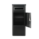 Parcel Delivery Drop Box Mailbox - Secure Home Package Locker 38x38x90cm Black - RnR Galore