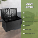 Patio Deck Box Outdoor Storage Plastic Bench Box 450 Litre - RnR Galore