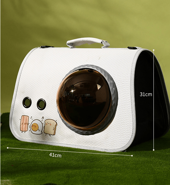pet products Printed Space Capsule Cat Bag, Large Capacity Crossbody Dog Bag, Universal Pet Bag for All Seasons - RnR Galore
