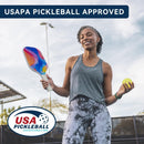 Pickleball Paddle Set with 4 Balls – Fiberglass Surface, Lightweight Grip | Indoor & Outdoor Play - RnR Galore