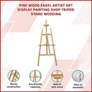 Pine Wood Easel Artist Art Display Painting Shop Tripod Stand Wedding - RnR Galore