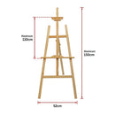 Pine Wood Easel Artist Art Display Painting Shop Tripod Stand Wedding - RnR Galore