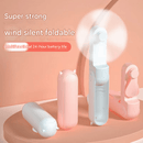 Pink 2 - in - 1 Foldable Mini Fan & Power Bank - Ultra - Compact USB Rechargeable Personal Fan - RnR Galore