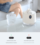 Pink Adorable Space Capsule Humidifier - Portable USB Cool Mist Maker with LED Display & Ambient Night Light - RnR Galore