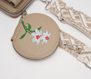 Pink Chic Floral Embroidered 2 - in - 1 Crossbody Phone Bag with Coin Purse - RnR Galore